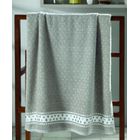 Toalha de Banho Dohler Jacquard Premium Cinza 70cm x 140cm FJ-6987