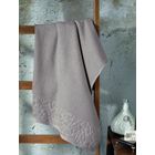 Toalha de Rosto Dohler Jacquard Confort Caqui 50cm x 90cm FJ-6509