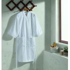 Roupão Feminino Dohler Aveludado Fiori Liso M Branco