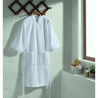 Roupão Feminino Dohler Aveludado Fiori Liso G Branco