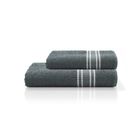 Toalha de Banho Camesa Linea 62 cm x 120 cm Cinza