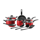 Conjunto de Panelas Brinox 10 Peças Onion Vermelho