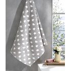 Toalha de Rosto Dohler Prisma 50cm x 80cm Love C Cinza
