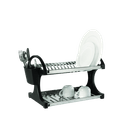 Escorredor De Prato Brinox 16 Pratos Com Lateral 51 x 27,5 x 29 Cm Preto