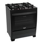 Fogão Dako Supreme Glass 5 Bocas Mesa Vidro Preto 220V