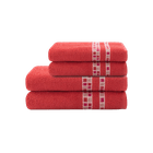 Toalha de Banho Urbe Camesa 70cm x 130cm Vermelho